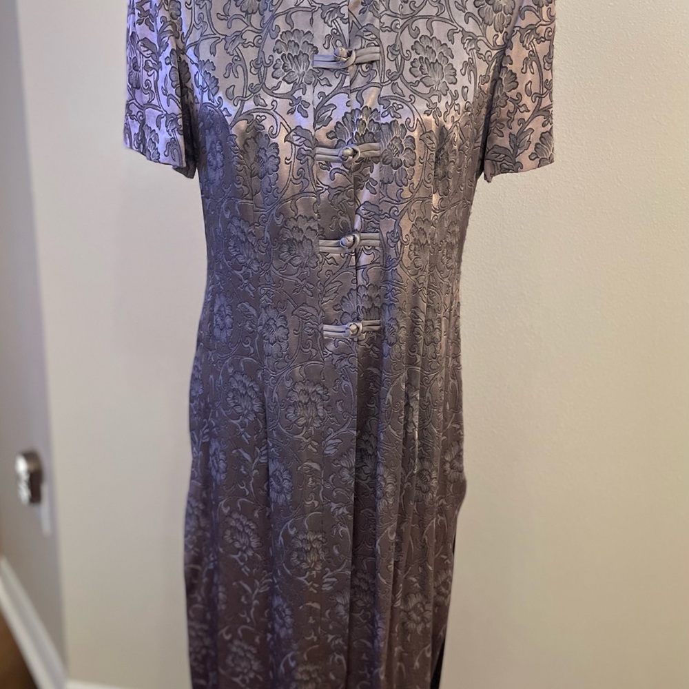 Mandarin style pant suit